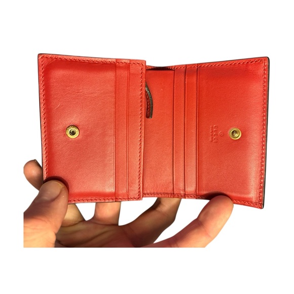 AUTHENTIC Gucci GG Supreme Cherry Card Case Wallet - FULL SET - Pristine! - Picture 5 of 13